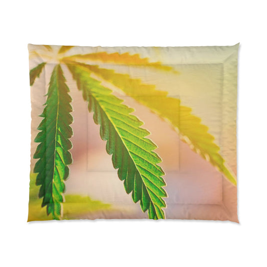 Sunrise Sunset Cannabis Comforter