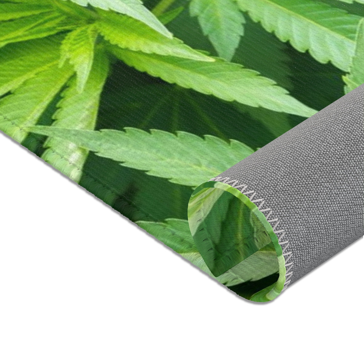 That Green Cannabis Area Rugs