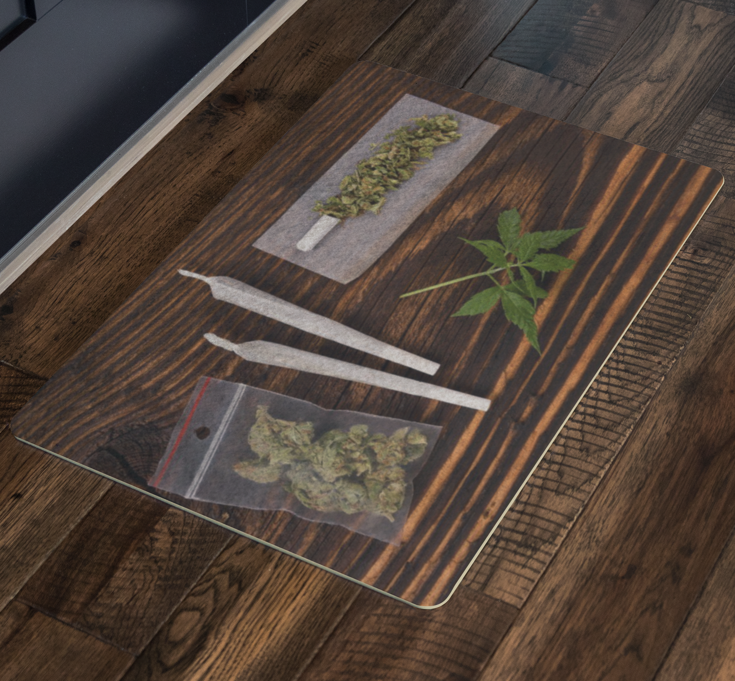 Roll Me One Cannabis Door Mat