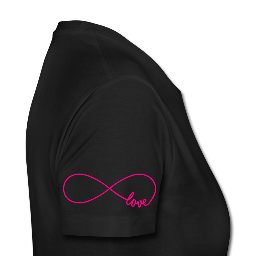 Just Be Kind, Just Be Humble Women's Organic T-Shirt - black