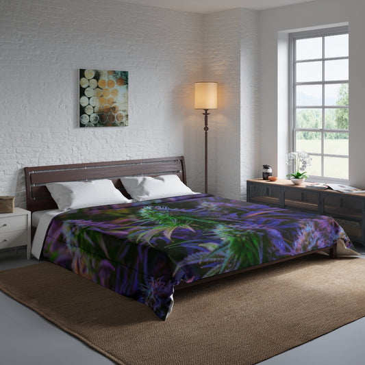 The Purple Cannabis Comforter