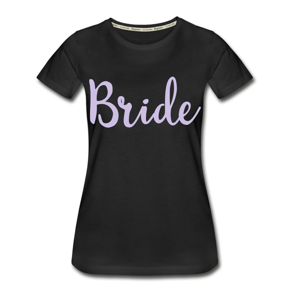 Bride Women's Organic T-Shirt Shirt. - black