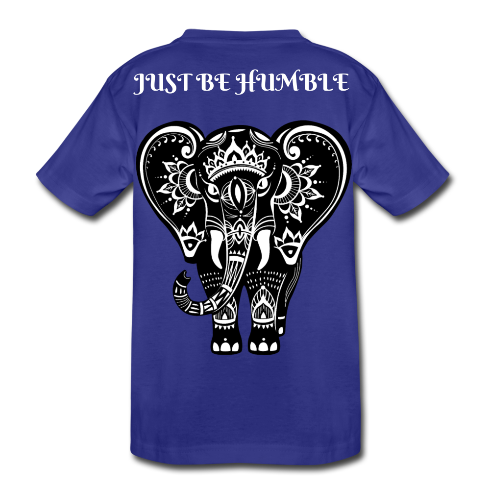Just Be Kind Just Be Humble Kids' Premium T-Shirt - royal blue