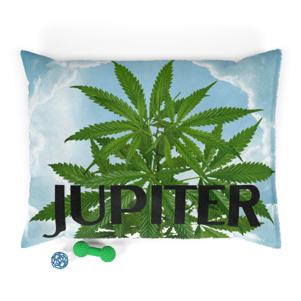 Customizable Cannabis Pet Bed-Cannabis Tra Le Nuvole Pet Bed- Customizable