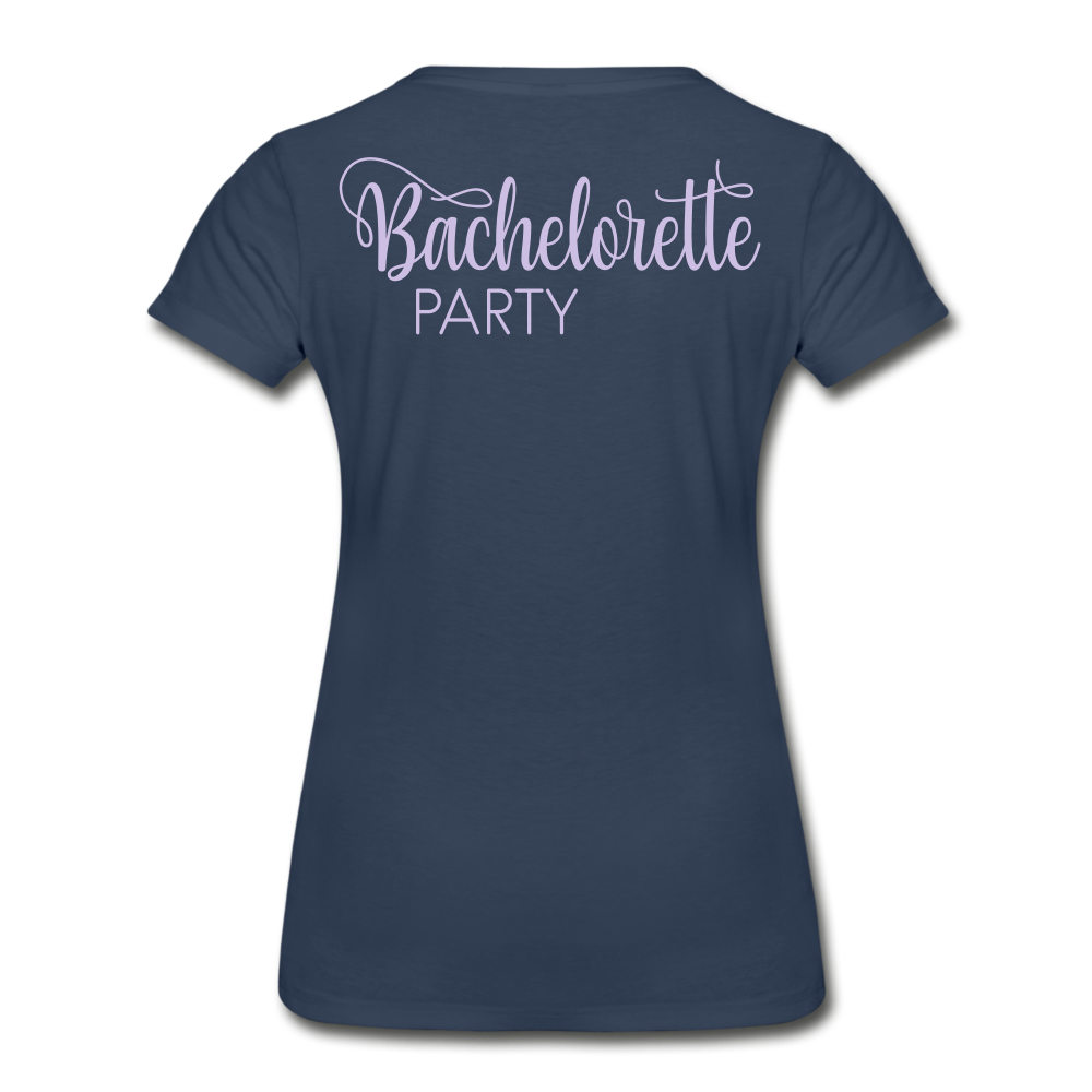 Bride Squad Women’s Premium Organic T-Shirt - navy