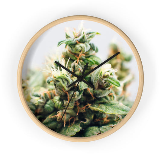 CannaBloom Cannabis Wall clock
