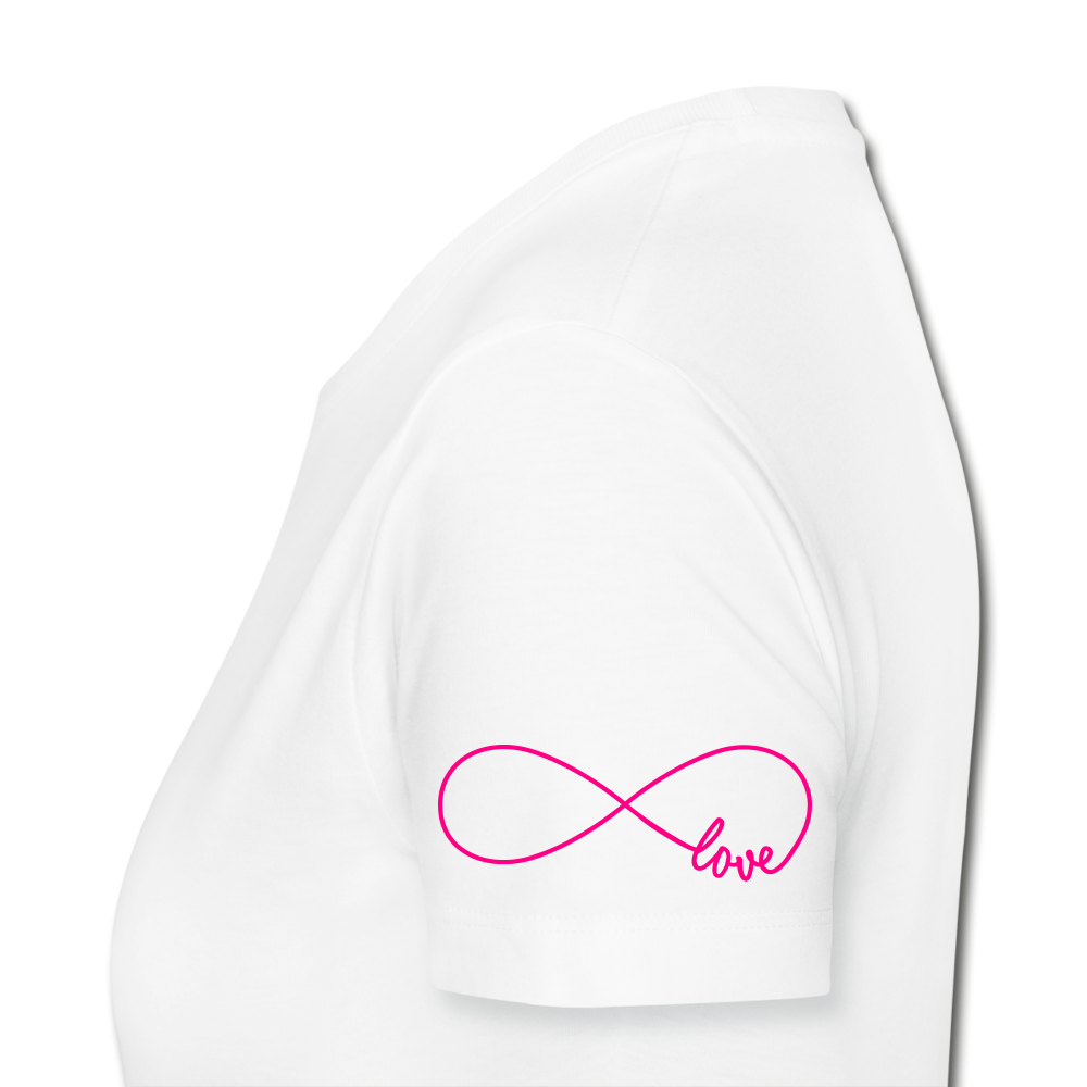 Just Be Kind, Just Be Humble Women’s Premium Organic T-Shirt - white