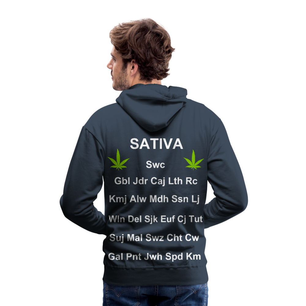 Motivate The Mind Men’s Premium Hoodie - navy