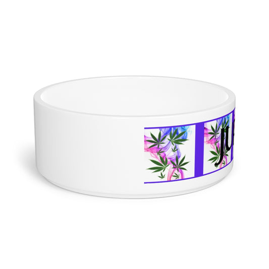 Customizable Cannabis Pet Bowl-Smoke Pretty Cannabis Pet Bowl