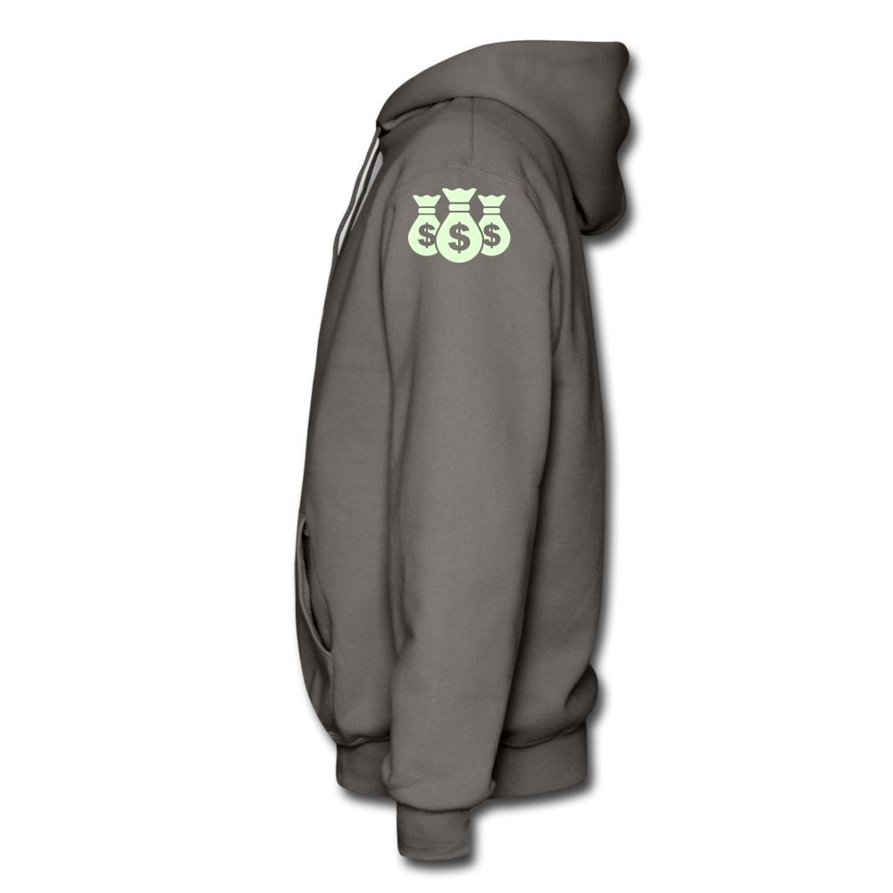 Stop Lacking And Start Stacking Money Men's Hoodie - asphalt gray