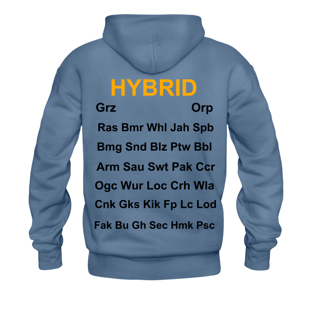 Men's Hoodie - denim blue