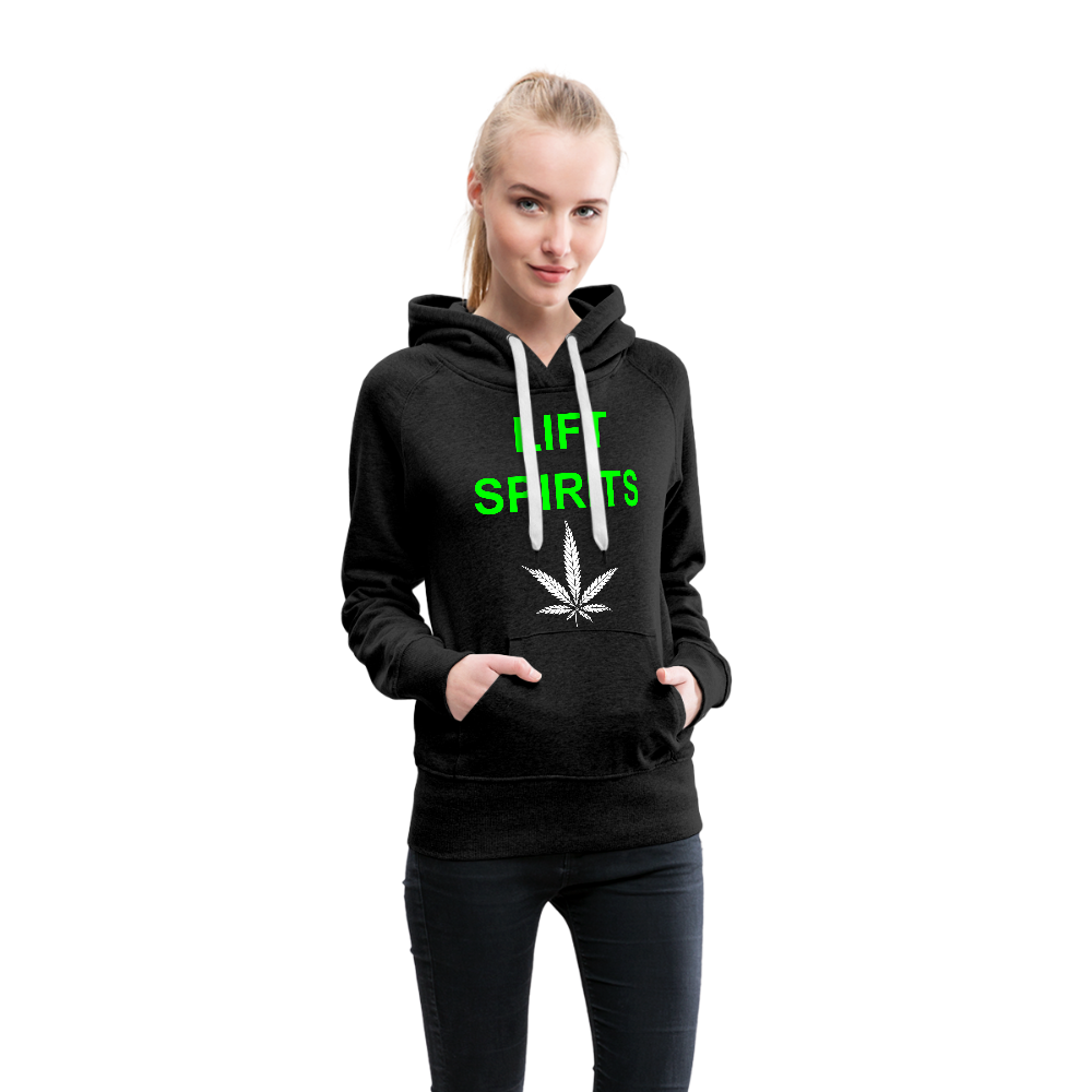 Lift Spirits Women’s Premium Hoodie - charcoal gray