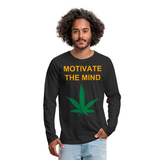 Men's Premium Long Sleeve T-Shirt - black