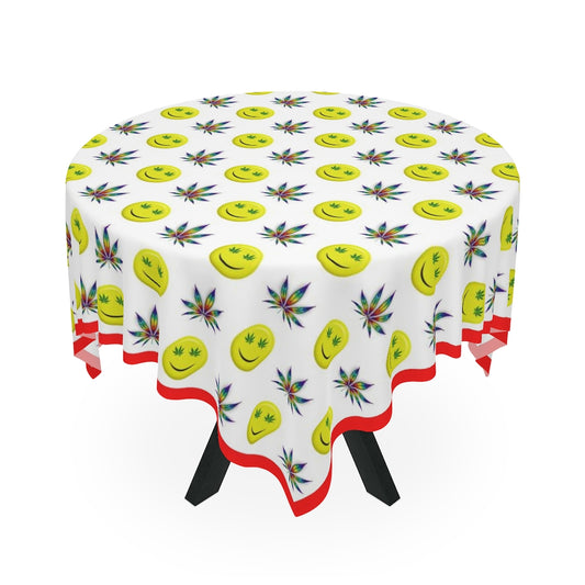 Faccina Cannabis Table Cloth