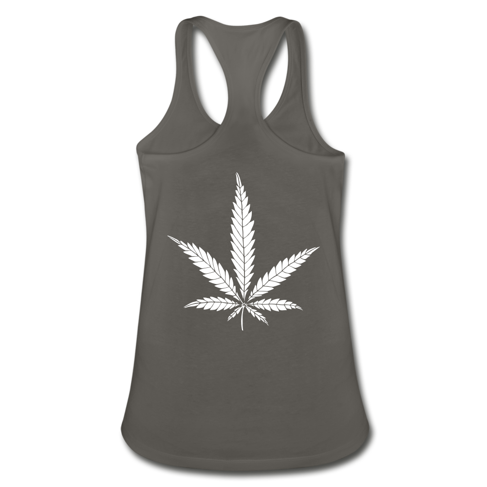 Mind Body Spirit  Racerback Tank Top - charcoal