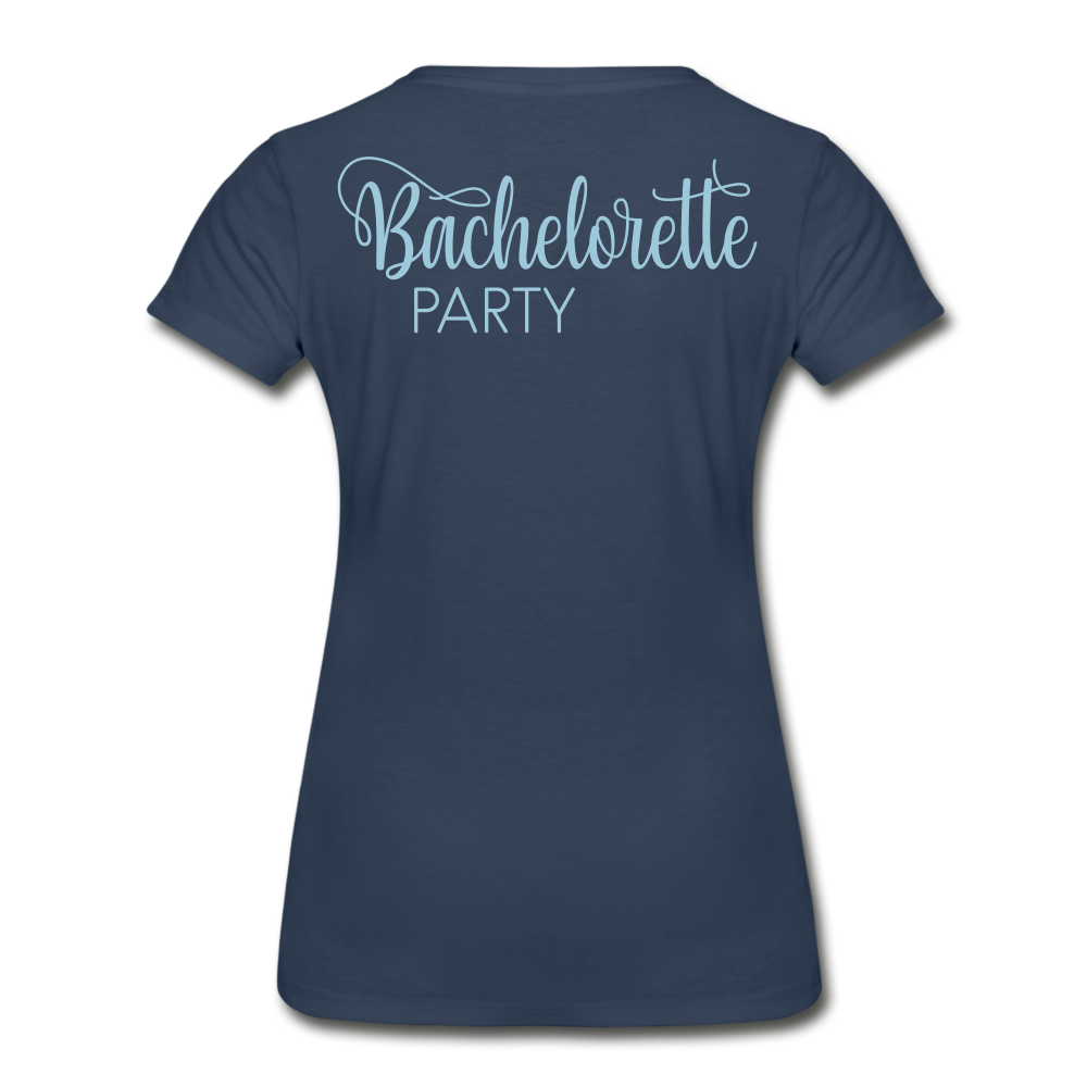 Bride Squad Women’s Premium Organic T-Shirt - navy