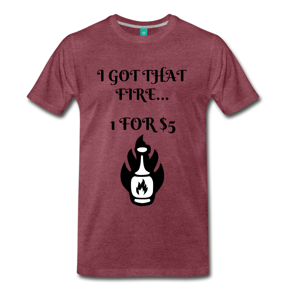 Men's Premium T-Shirt - heather burgundy