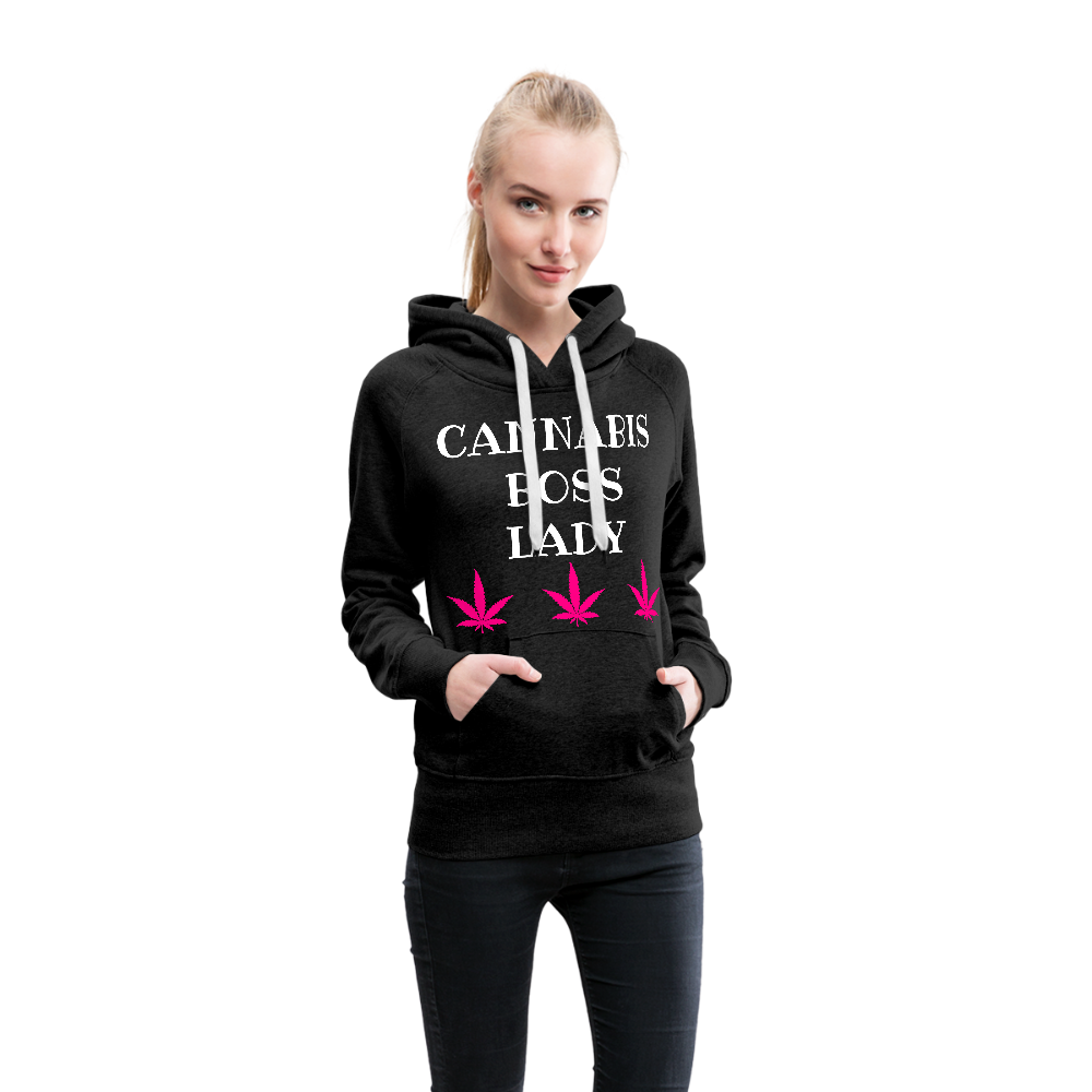 Boss Lady Women's Hoodie - charcoal gray