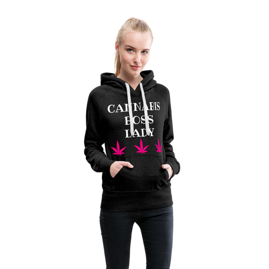Boss Lady Women's Hoodie - charcoal gray