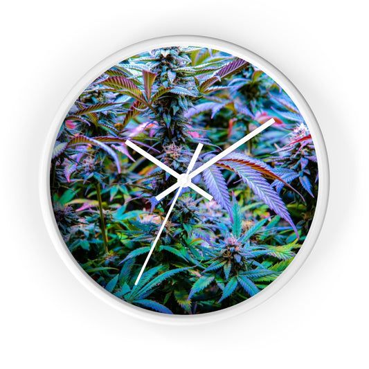The Rainbow Cannabis Wall Clock