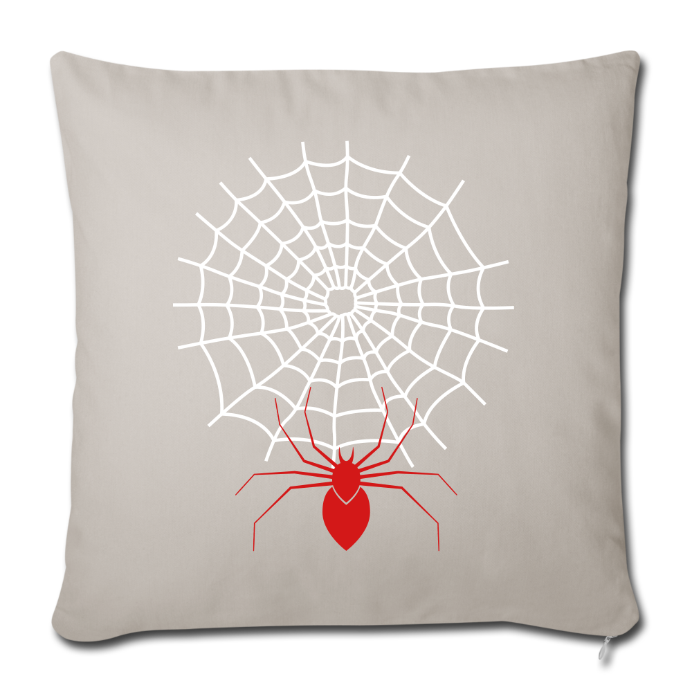 Throw Pillow Cover 18” x 18” - light grey