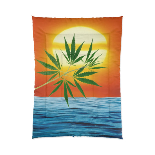 Un'alba Con La Cannabis Comforter