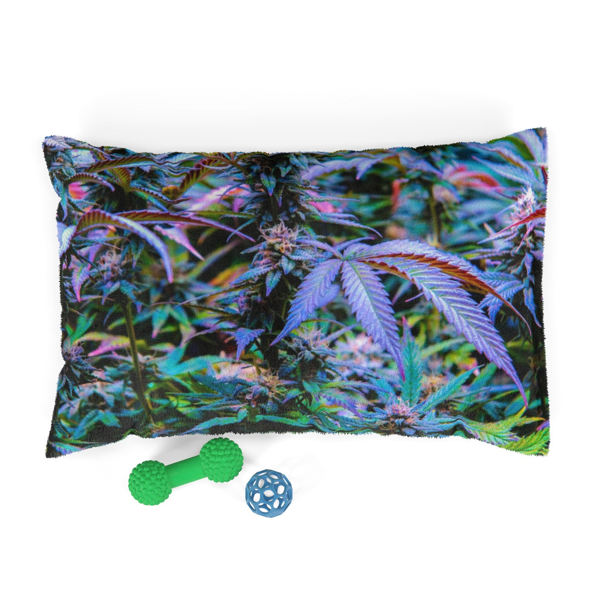 The Rainbow Cannabis Pet Bed