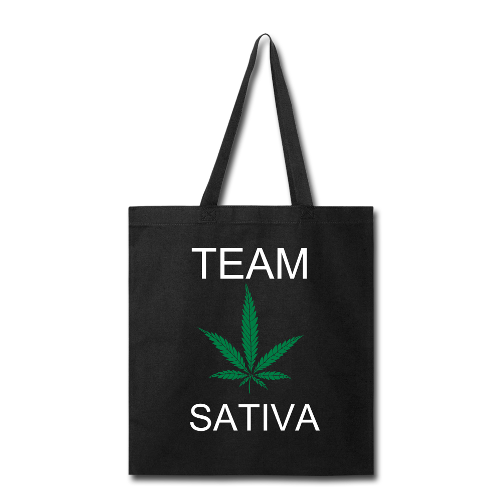 Team Sativa Tote Bag - black