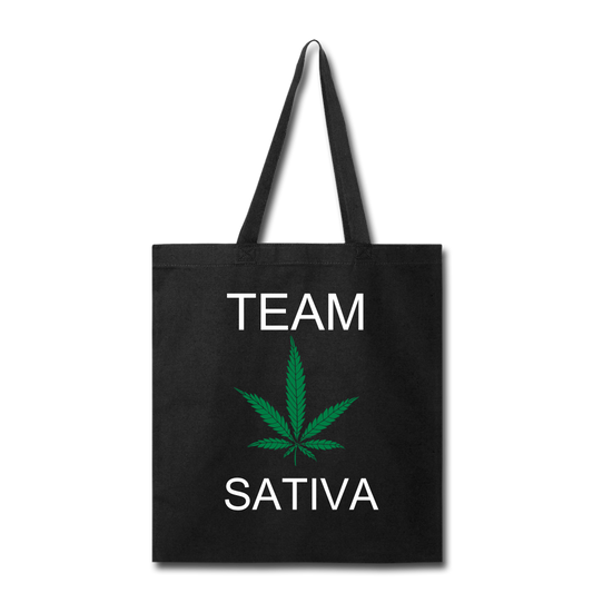 Team Sativa Tote Bag - black
