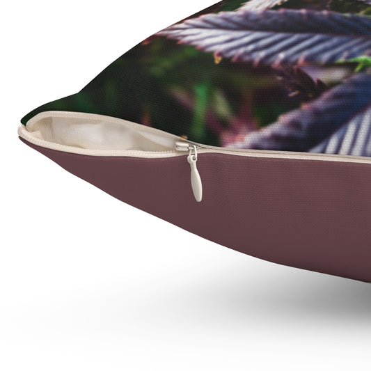 My Cannabis Garden Spun Polyester Square Pillow