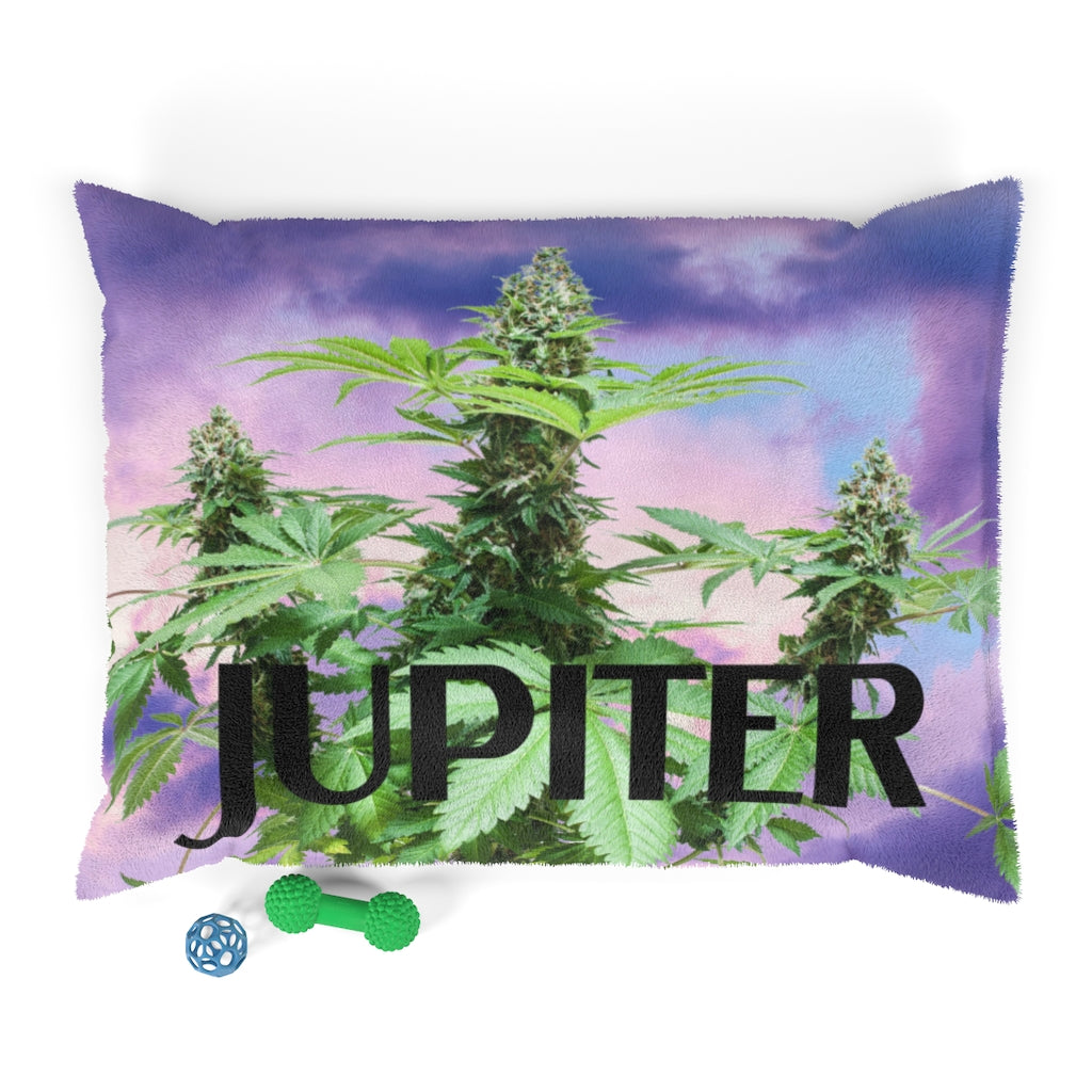 Customizable Cannabis Pet Bed-To The Sky Cannabis Pet Bed-