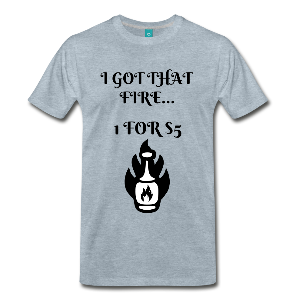 Men's Premium T-Shirt - heather ice blue
