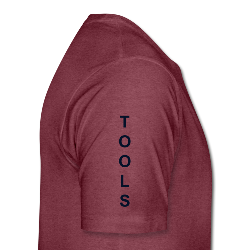 I Got Tools On Deck Men's Organic T-Shirt - heather burgundy