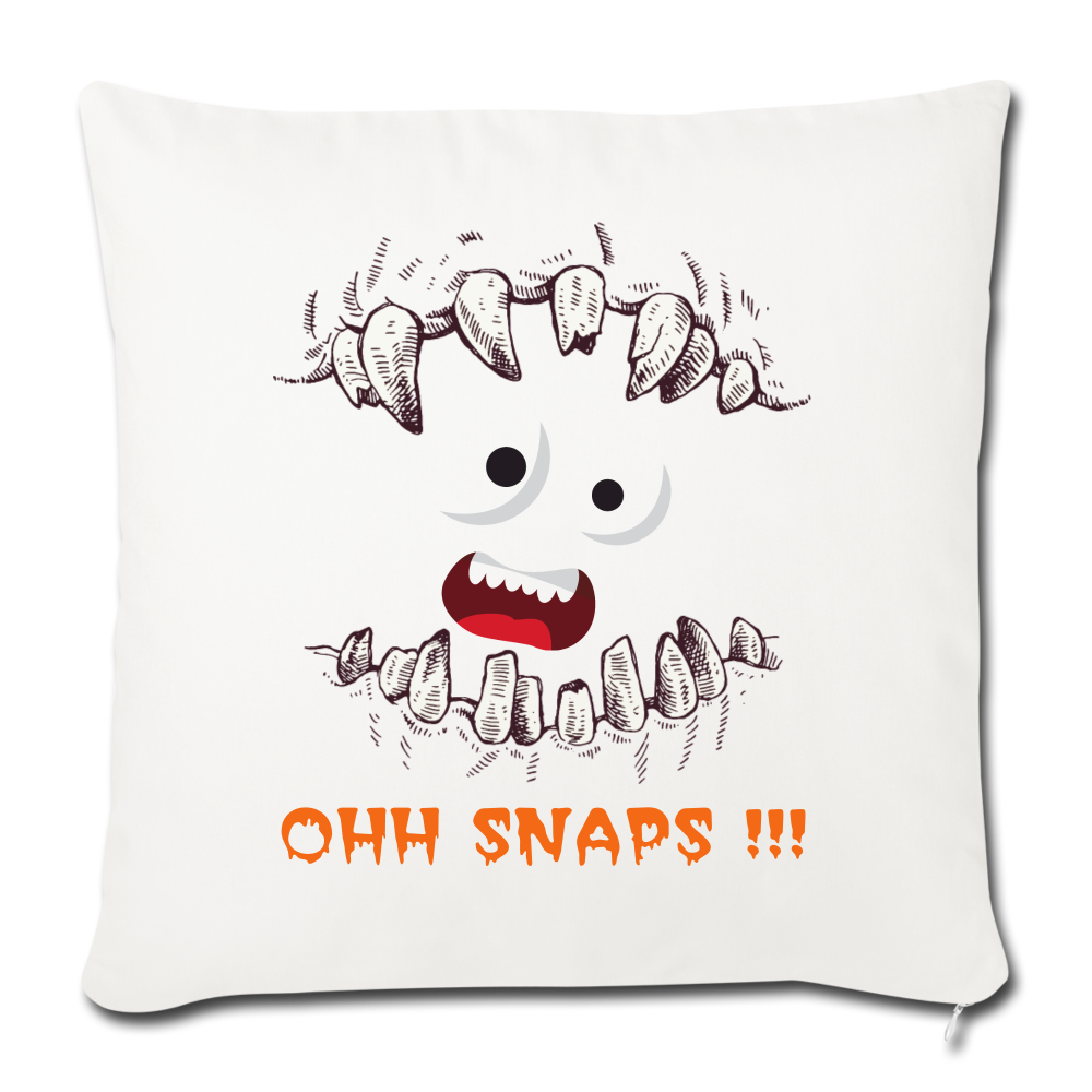 Throw Pillow Cover 18” x 18” - natural white