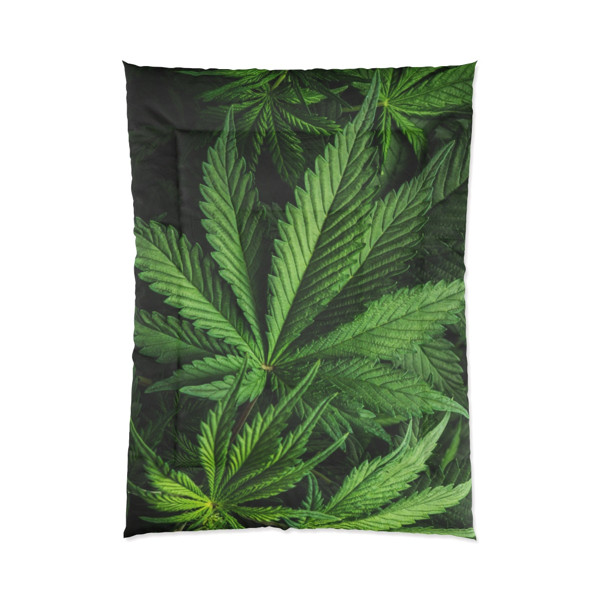 Cannabis Custom Designed Comforter.  A Unique Cannabis Gift For Friends & Family. Cannabis Decor For Your Home. Cannabis Comforter
