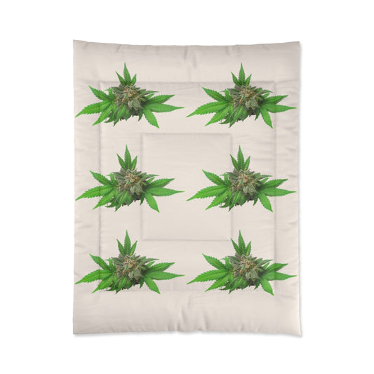 Semplicemente Cannabis Comforter- Off White