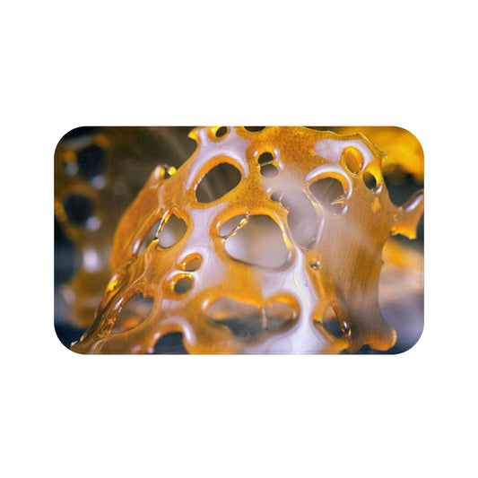 Cannabis Wax Custom Designed Shower Mat. A Unique Cannabis Gift For Friends & Family. Cannabis Decor For Your Home.