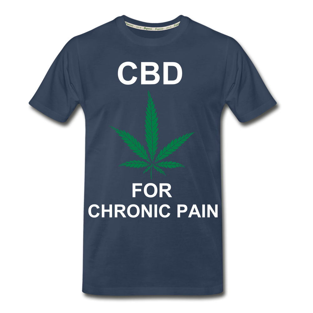 Chronic Pain Men’s Premium Organic T-Shirt - navy