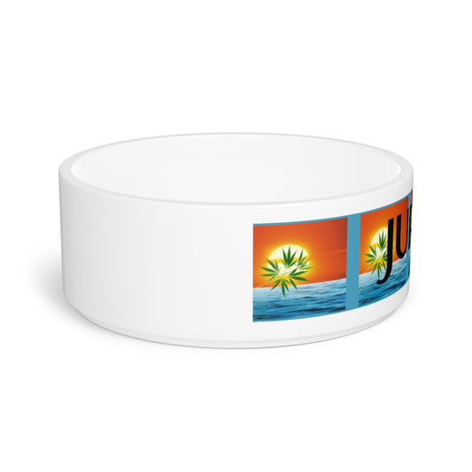 Customizable Cannabis Pet Bowl- Un'alba Con Cannabis Pet Bowl