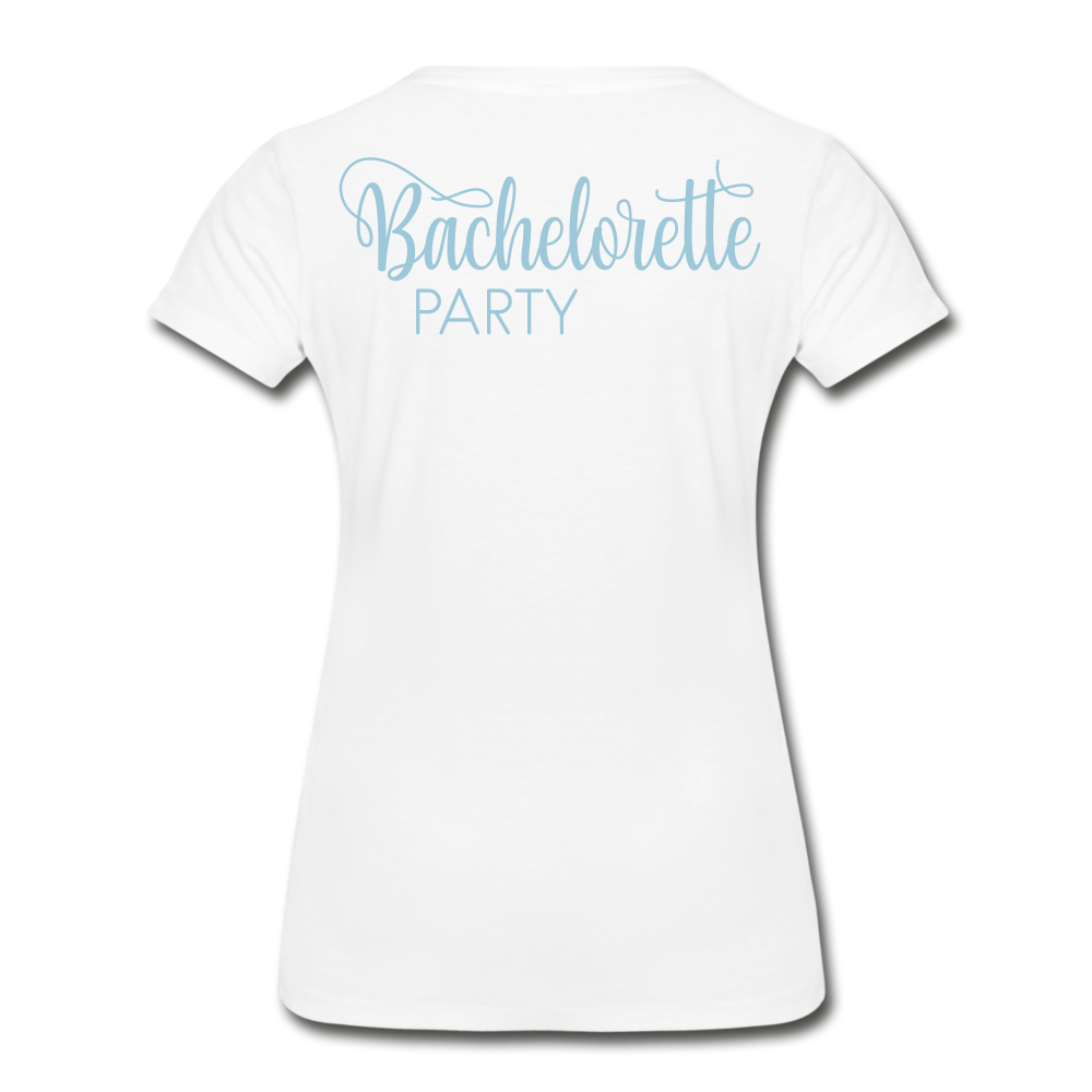 Bride Squad Women’s Premium Organic T-Shirt - white