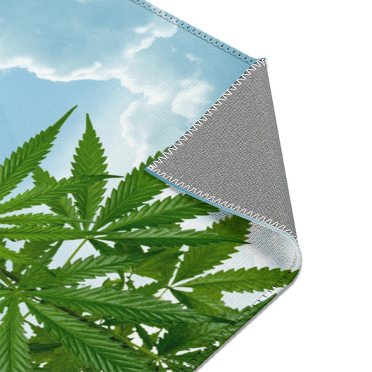 Cannabis Tra Le Nuvole Area Rugs