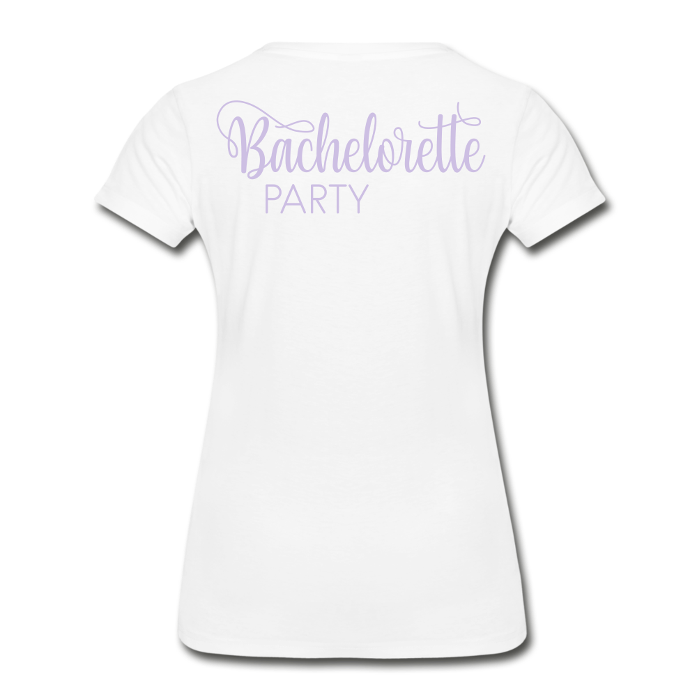 Bride Squad Women’s Premium Organic T-Shirt - white