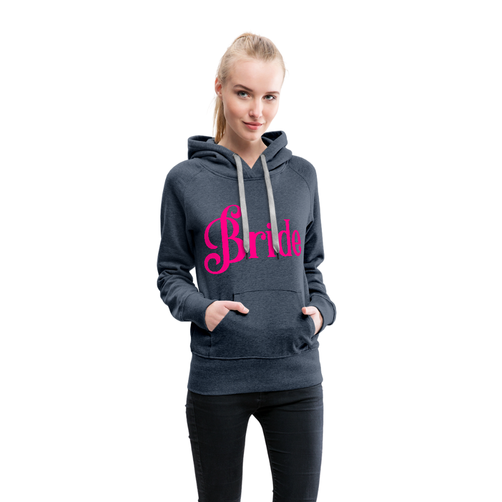 The Bride Hoodie - heather denim