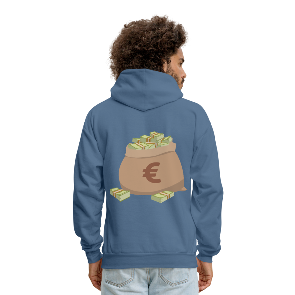 Stop Lacking And Start Stacking Money Men's Hoodie - denim blue