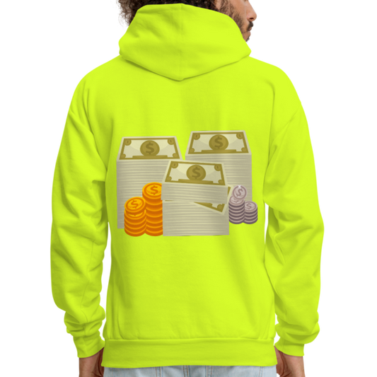 Men's Hoodie - safety green
