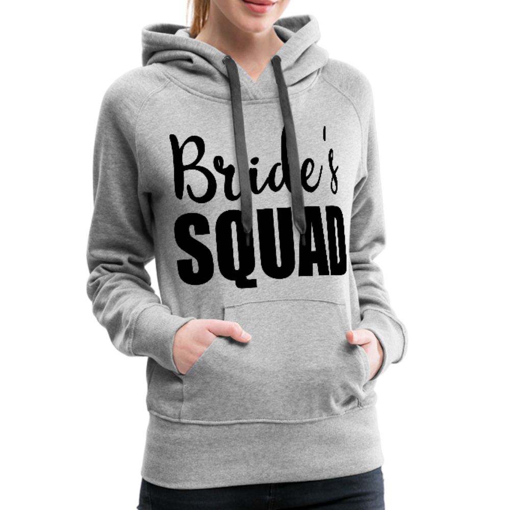 Bride Squad Women’s Premium Hoodie - heather gray