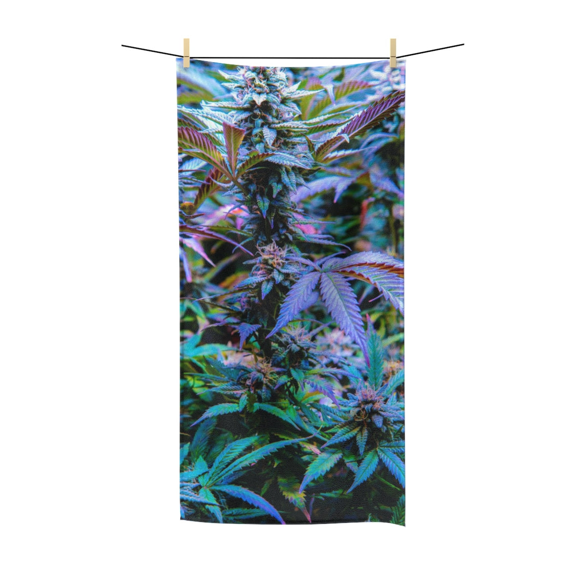 The Rainbow Cannabis Polycotton Towel