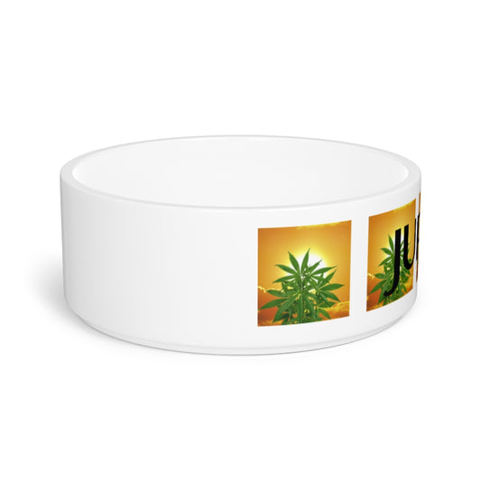 Customizable Cannabis Pet Bowl- Bella Alba Cannabis Pet Bowl