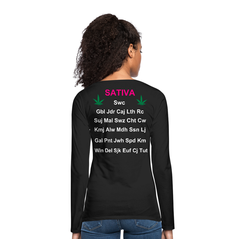 Motivate The Mind Women's Premium Long Sleeve T-Shirt - black