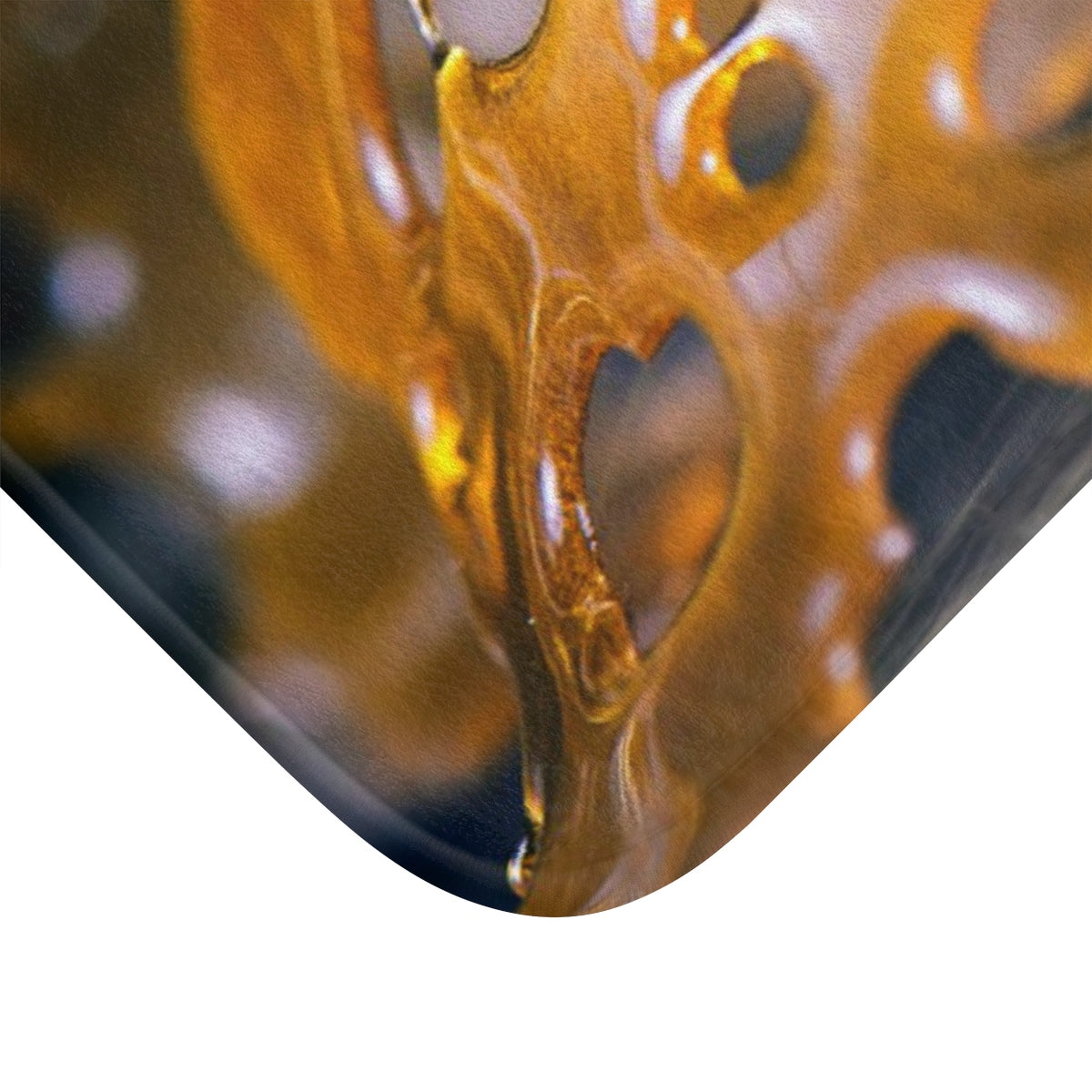 Cannabis Wax Custom Designed Shower Mat.  A Unique Cannabis Gift For Friends & Family. Cannabis Decor For Your Home.